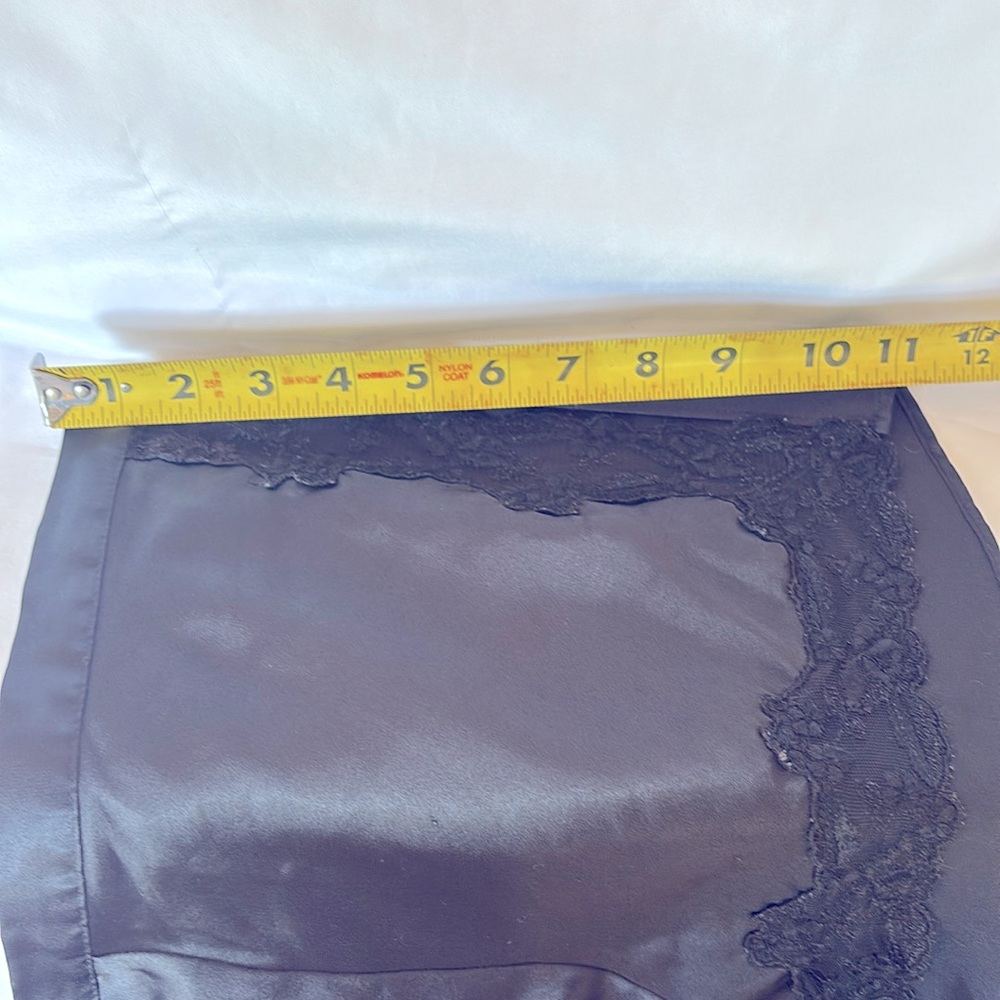 VINTAGE 90’s VICTORIA’S SECRET BEAUTIFUL SEXY CAMI & FLUTTER SHORT SET BLACK M - Picture 13 of 15